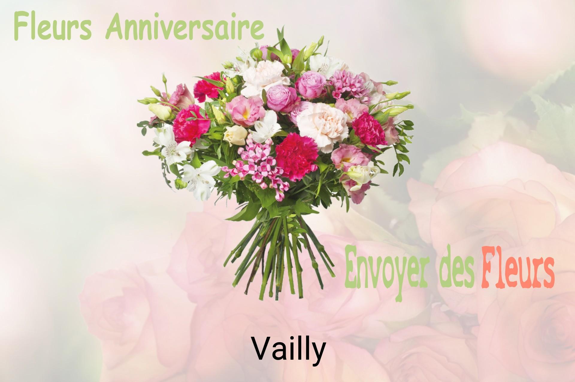 Bouquet de fleurs d’anniversaire livré à Vailly
