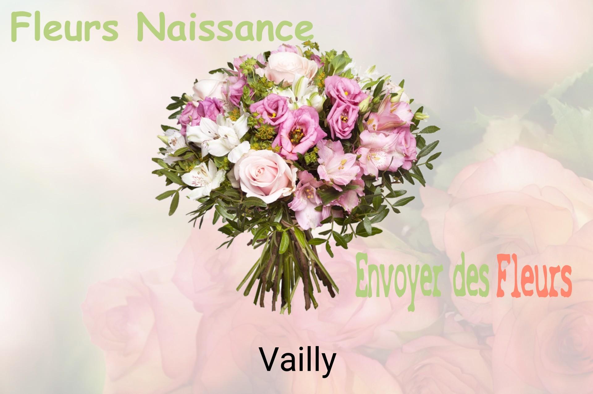 Bouquet de fleurs de naissance livré à Vailly